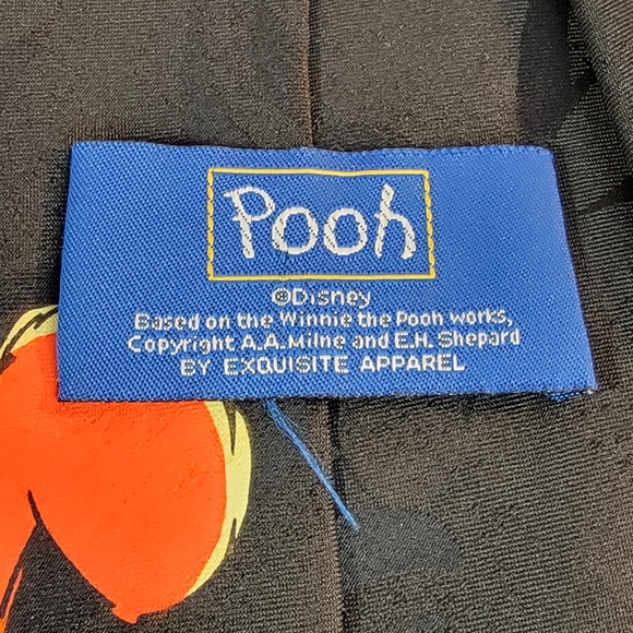 Disney Pooh Winnie the Pooh Tigger and Eeyore Cartoon Men's Tie - Picture 9 of 12